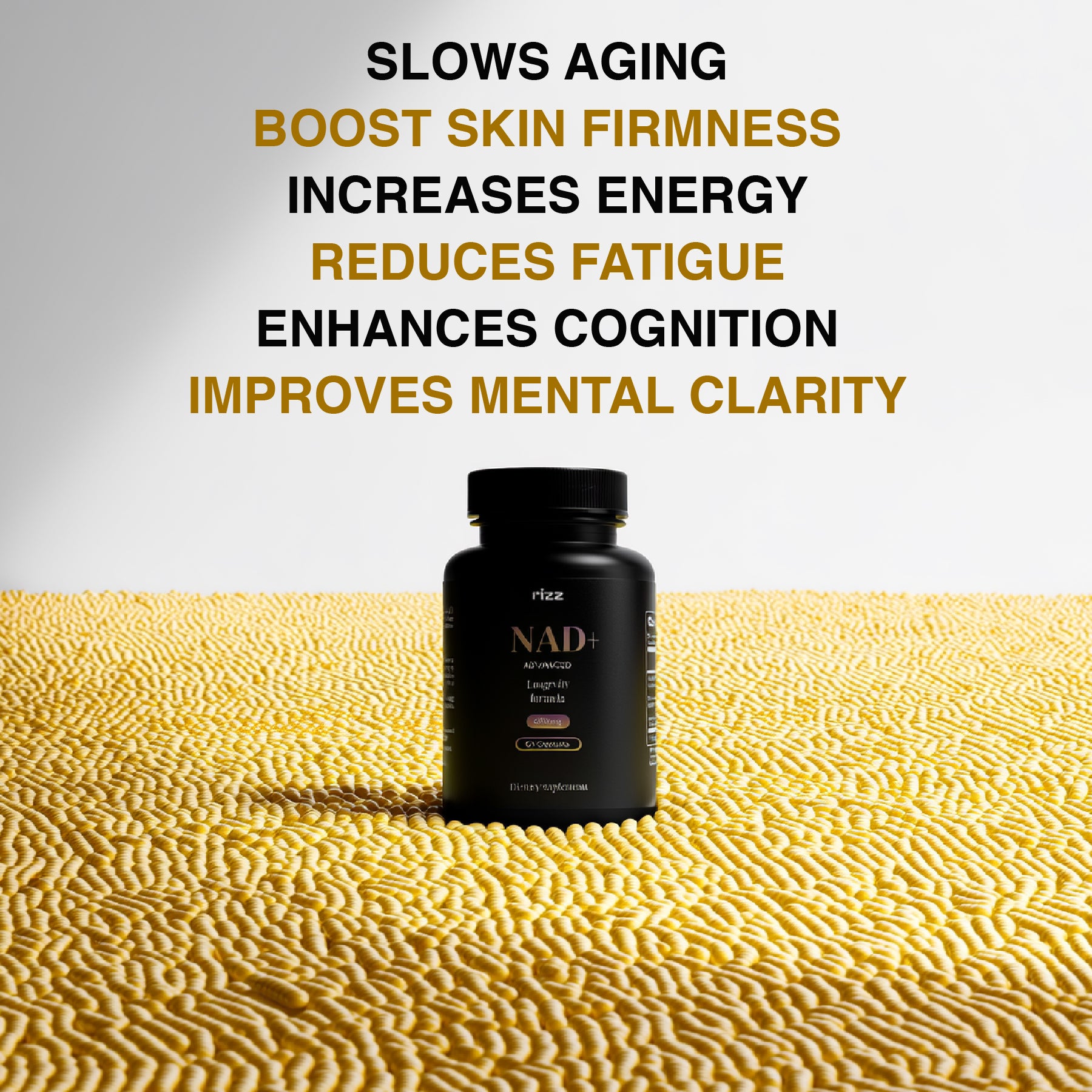 rizz NAD+ Advanced Anti-Aging Supplement With Resveratrol