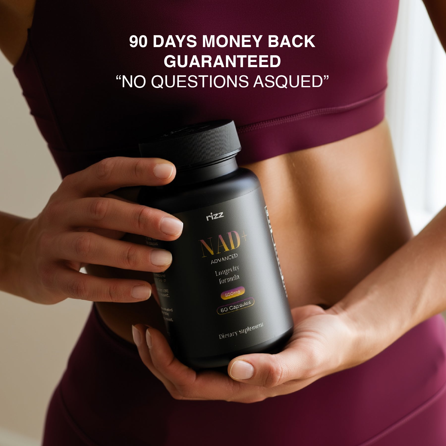 rizz NAD+ Advanced Anti-Aging Supplement With Resveratrol